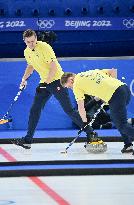 (BEIJING2022)CHINA-BEIJING-WINTER OLYMPIC GAMES-CURLING-MEN'S ROUND ROBIN-NOR VS SWE(CN)