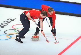 (BEIJING2022)CHINA-BEIJING-WINTER OLYMPIC GAMES-CURLING-MEN'S ROUND ROBIN-NOR VS SWE(CN)