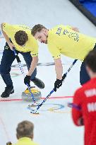 (BEIJING2022)CHINA-BEIJING-WINTER OLYMPIC GAMES-CURLING-MEN'S ROUND ROBIN-NOR VS SWE(CN)