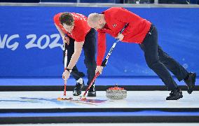 (BEIJING2022)CHINA-BEIJING-WINTER OLYMPIC GAMES-CURLING-MEN'S ROUND ROBIN-NOR VS SWE(CN)
