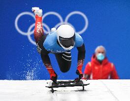 (BEIJING2022)CHINA-BEIJING-YANQING-OLYMPIC WINTER GAMES-SKELETON (CN)