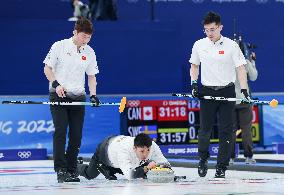 (BEIJING2022)CHINA-BEIJING-WINTER OLYMPIC GAMES-CURLING-MEN'S ROUND ROBIN-ITA vs CHN (CN)