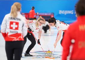 (BEIJING2022)CHINA-BEIJING-WINTER OLYMPIC GAMES-CURLING-WOMEN'S ROUND ROBIN-CHN vs SUI (CN)