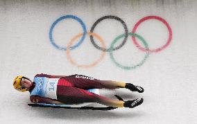 (BEIJING2022)CHINA-BEIJING-YANQING-OLYMPIC WINTER GAMES-LUGE-TEAM RELAY (CN)