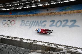 (BEIJING2022)CHINA-BEIJING-YANQING-OLYMPIC WINTER GAMES-LUGE-TEAM RELAY (CN)