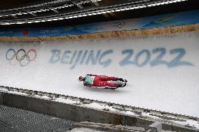 (BEIJING2022)CHINA-BEIJING-YANQING-OLYMPIC WINTER GAMES-LUGE-TEAM RELAY (CN)