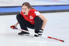 (BEIJING2022)CHINA-BEIJING-WINTER OLYMPIC GAMES-CURLING-WOMEN'S ROUND ROBIN-CAN vs KOR  (CN)