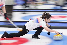 (BEIJING2022)CHINA-BEIJING-WINTER OLYMPIC GAMES-CURLING-WOMEN'S ROUND ROBIN-CAN vs KOR  (CN)