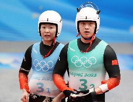 (BEIJING2022)CHINA-BEIJING-YANQING-OLYMPIC WINTER GAMES-LUGE-TEAM RELAY (CN)
