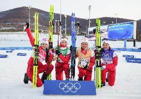 (BEIJING2022)CHINA-ZHANGJIAKOU-CROSS-COUNTRY SKIING-WOMEN'S 4 x 5KM RELAY (CN)