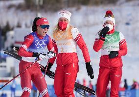 (BEIJING2022)CHINA-ZHANGJIAKOU-CROSS-COUNTRY SKIING-WOMEN'S 4 x 5KM RELAY (CN)