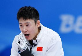 (BEIJING2022)CHINA-BEIJING-WINTER OLYMPIC GAMES-CURLING-MEN'S ROUND ROBIN-ITA vs CHN (CN)