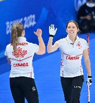 (BEIJING2022)CHINA-BEIJING-WINTER OLYMPIC GAMES-CURLING-WOMEN'S ROUND ROBIN-SUI VS CAN(CN)