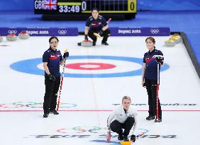 (BEIJING2022)CHINA-BEIJING-WINTER OLYMPIC GAMES-CURLING-WOMEN'S ROUND ROBIN-KOR vs GBR (CN)