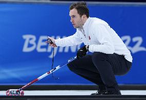 (BEIJING2022)CHINA-BEIJING-WINTER OLYMPIC GAMES-CURLING-MEN'S ROUND ROBIN-USA vs NOR  (CN)
