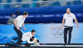 (BEIJING2022)CHINA-BEIJING-WINTER OLYMPIC GAMES-CURLING-MEN'S ROUND ROBIN-USA vs NOR  (CN)