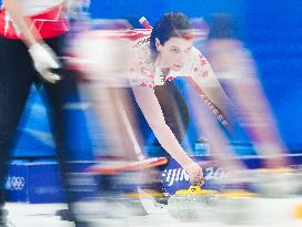 (BEIJING2022)CHINA-BEIJING-WINTER OLYMPIC GAMES-CURLING-WOMEN'S ROUND ROBIN-DEN vs SUI(CN)