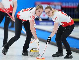 (BEIJING2022)CHINA-BEIJING-WINTER OLYMPIC GAMES-CURLING-WOMEN'S ROUND ROBIN-DEN vs SUI(CN)