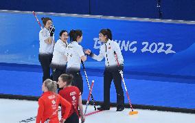 (BEIJING2022)CHINA-BEIJING-WINTER OLYMPIC GAMES-CURLING-WOMEN'S ROUND ROBIN-SWE vs CHN(CN)