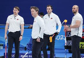 (BEIJING2022)CHINA-BEIJING-WINTER OLYMPIC GAMES-CURLING-MEN'S ROUND ROBIN-USA vs NOR (CN)