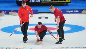 (BEIJING2022)CHINA-BEIJING-WINTER OLYMPIC GAMES-CURLING-MEN'S ROUND ROBIN-GBR vs NOR (CN)