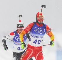 (BEIJING2022)CHINA-ZHANGJIAKOU-OLYMPIC WINTER GAMES-BIATHLON-MEN'S 12.5KM PURSUIT (CN)