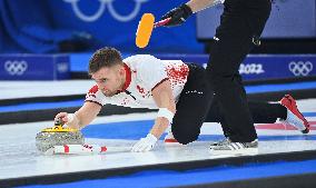 (BEIJING2022)CHINA-BEIJING-WINTER OLYMPIC GAMES-CURLING-MEN'S ROUND ROBIN-ROC vs DEN  (CN)