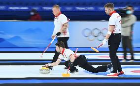 (BEIJING2022)CHINA-BEIJING-WINTER OLYMPIC GAMES-CURLING-MEN'S ROUND ROBIN-ROC vs DEN  (CN)