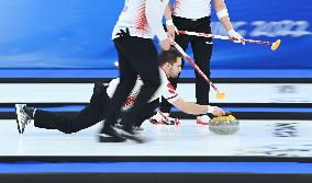 (BEIJING2022)CHINA-BEIJING-WINTER OLYMPIC GAMES-CURLING-MEN'S ROUND ROBIN-ROC vs DEN  (CN)