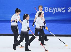 (BEIJING2022)CHINA-BEIJING-WINTER OLYMPIC GAMES-CURLING-WOMEN'S ROUND ROBIN-SWE vs CHN(CN)