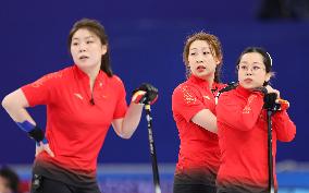 (BEIJING2022)CHINA-BEIJING-WINTER OLYMPIC GAMES-CURLING-WOMEN'S ROUND ROBIN-CHN vs SUI (CN)