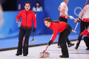 (BEIJING2022)CHINA-BEIJING-WINTER OLYMPIC GAMES-CURLING-WOMEN'S ROUND ROBIN-CHN vs SUI (CN)