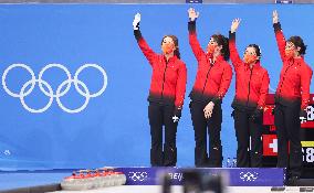 (BEIJING2022)CHINA-BEIJING-WINTER OLYMPIC GAMES-CURLING-WOMEN'S ROUND ROBIN-CHN vs SUI (CN)