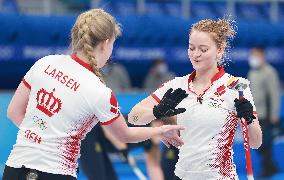(BEIJING2022)CHINA-BEIJING-WINTER OLYMPIC GAMES-CURLING-WOMEN'S ROUND ROBIN-USA vs DEN (CN)