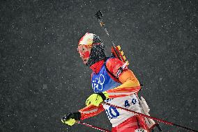 (BEIJING2022)CHINA-ZHANGJIAKOU-OLYMPIC WINTER GAMES-BIATHLON-MEN'S 12.5KM PURSUIT (CN)