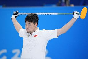 (BEIJING2022)CHINA-BEIJING-WINTER OLYMPIC GAMES-CURLING-MEN'S ROUND ROBIN-ITA vs CHN  (CN)