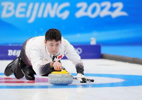 (BEIJING2022)CHINA-BEIJING-WINTER OLYMPIC GAMES-CURLING-MEN'S ROUND ROBIN-ITA vs CHN  (CN)