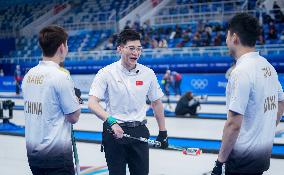 (BEIJING2022)CHINA-BEIJING-WINTER OLYMPIC GAMES-CURLING-MEN'S ROUND ROBIN-ITA vs CHN  (CN)