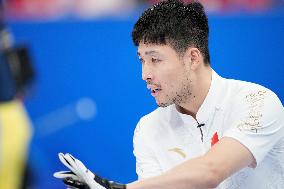 (BEIJING2022)CHINA-BEIJING-WINTER OLYMPIC GAMES-CURLING-MEN'S ROUND ROBIN-ITA vs CHN  (CN)