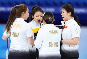 (BEIJING2022)CHINA-BEIJING-WINTER OLYMPIC GAMES-CURLING-WOMEN'S ROUND ROBIN-KOR vs CHN(CN)