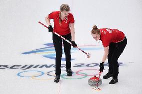 (BEIJING2022)CHINA-BEIJING-WINTER OLYMPIC GAMES-CURLING-WOMEN'S ROUND ROBIN-DEN VS GBR(CN)
