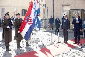 CROATIA-ZAGREB-PM-GREECE-PM-MEETING