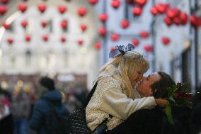 RUSSIA-MOSCOW-VALENTINE'S DAY