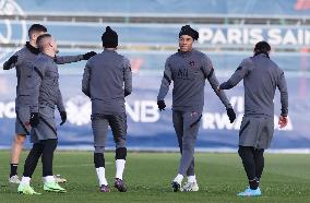 (SP)FRANCE-PARIS-FOOTBALL-UEFA CHAMPION LEAGUE-PSG-TRANING