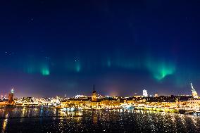 SWEDEN-STOCKHOLM-NORTHERN LIGHTS