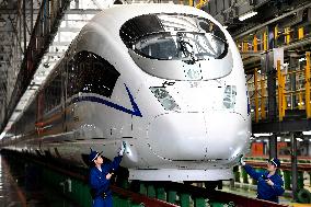 CHINA-SHANDONG-JINAN-BULLET TRAIN-MAINTENANCE (CN)