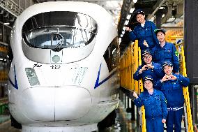 CHINA-SHANDONG-JINAN-BULLET TRAIN-MAINTENANCE (CN)