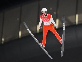 (BEIJING2022) CHINA-ZHANGJIAKOU-OLYMPIC WINTER GAMES-SKI JUMPING-MEN'S TEAM (CN)