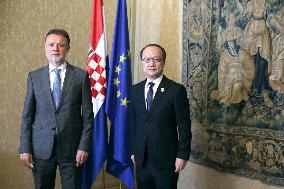 CROATIA-CHINA-AMBASSADOR-MEETING