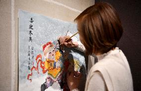 CHINA-TIANJIN-NEW YEAR PAINTINGS-WINTER OLYMPIC GAMES (CN)